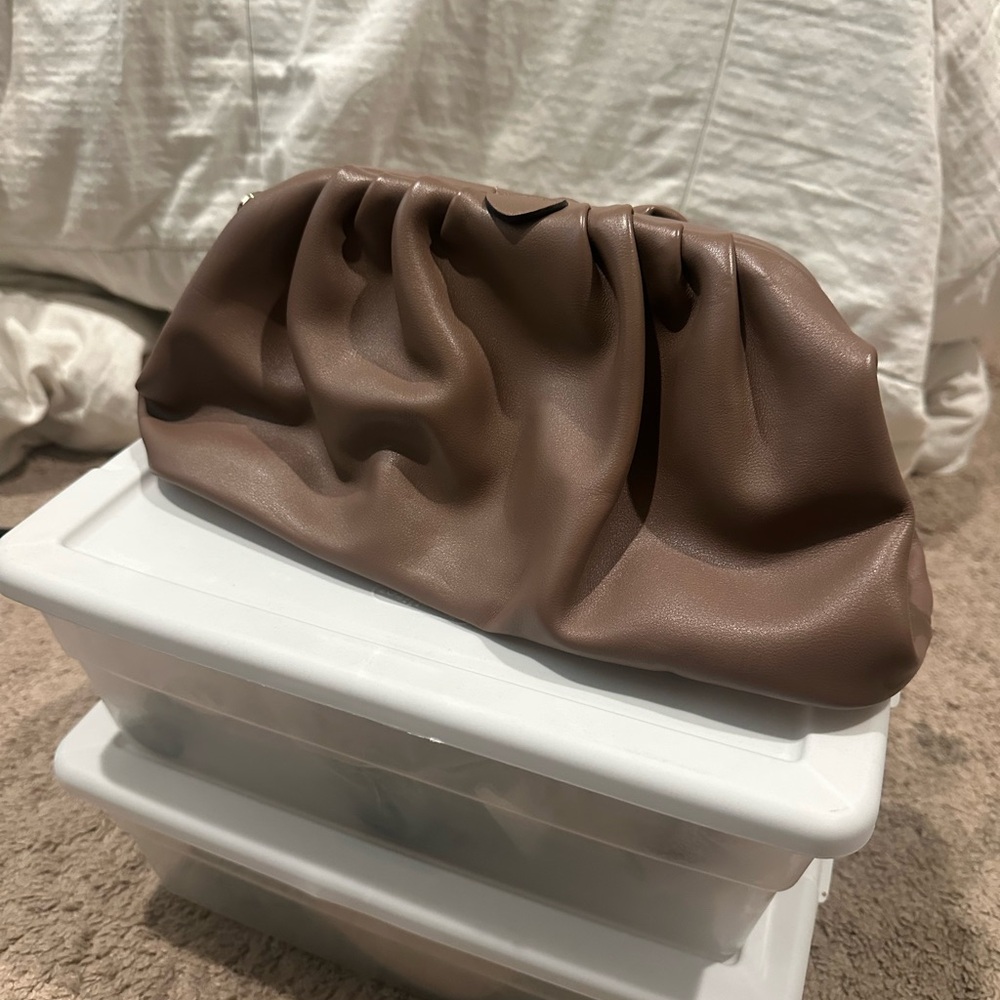 Elegant Brown Clutch Bag